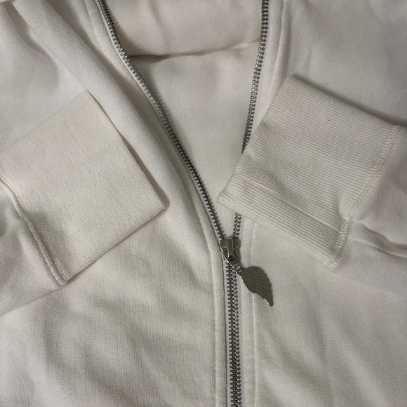 Victoria's Secret White pant suit with Pink and Gray Accents - Picture 4 of 7